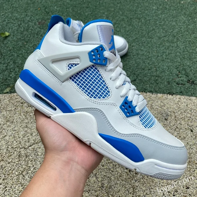 Air Jordan 4 Retro 308497-105 White Blue