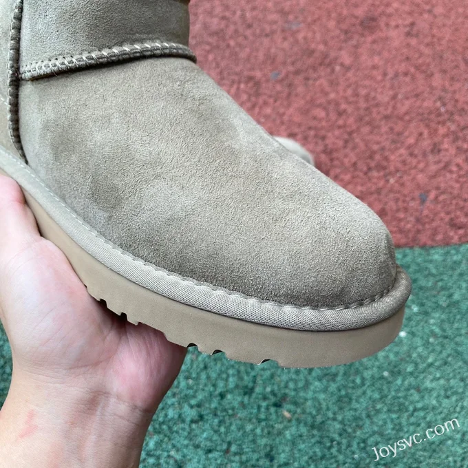 UGG Tasman Thick Sole Light Green Mid Top Slippers