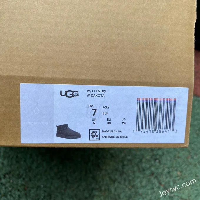 UGG Tasman Black Mid Top Slippers