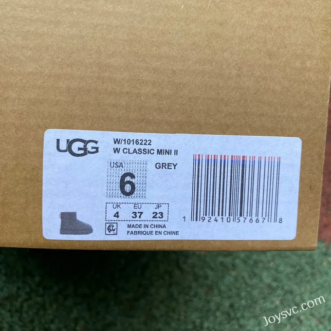 UGG Tasman Grey High Top Slippers