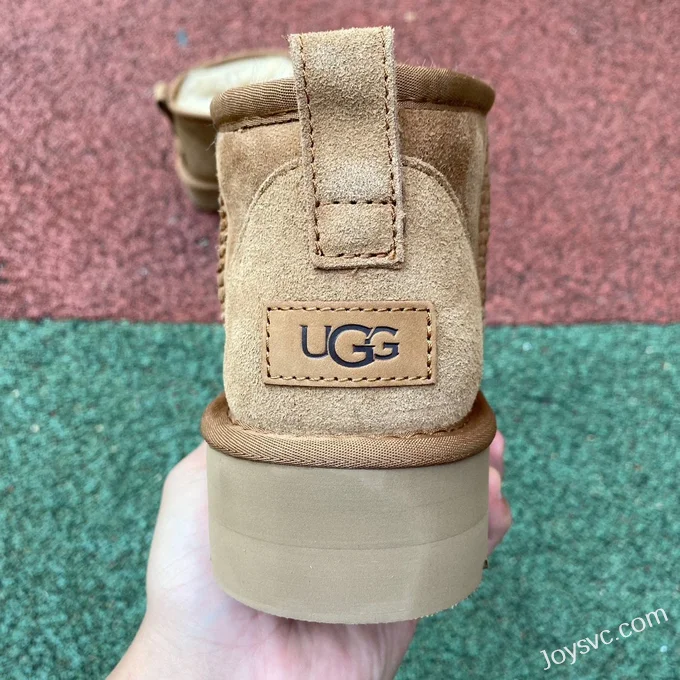 UGG Tasman Thick Sole Brown Mid Top Slippers