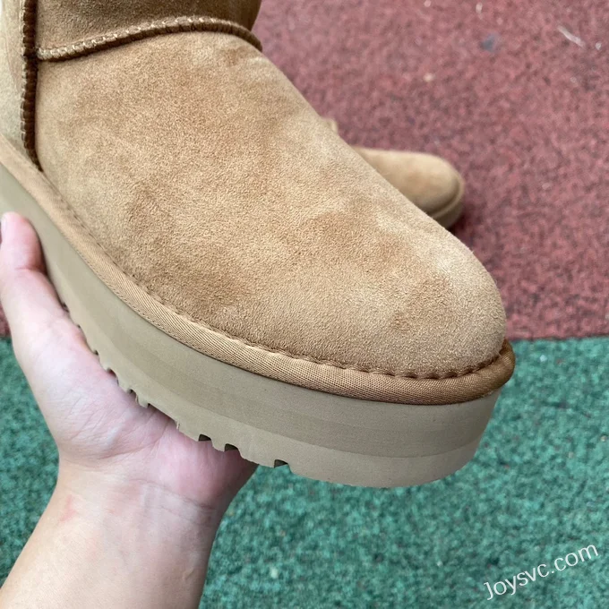 UGG Tasman Thick Sole Brown Mid Top Slippers