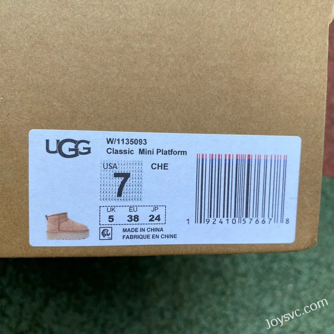 UGG Tasman Thick Sole Brown Mid Top Slippers