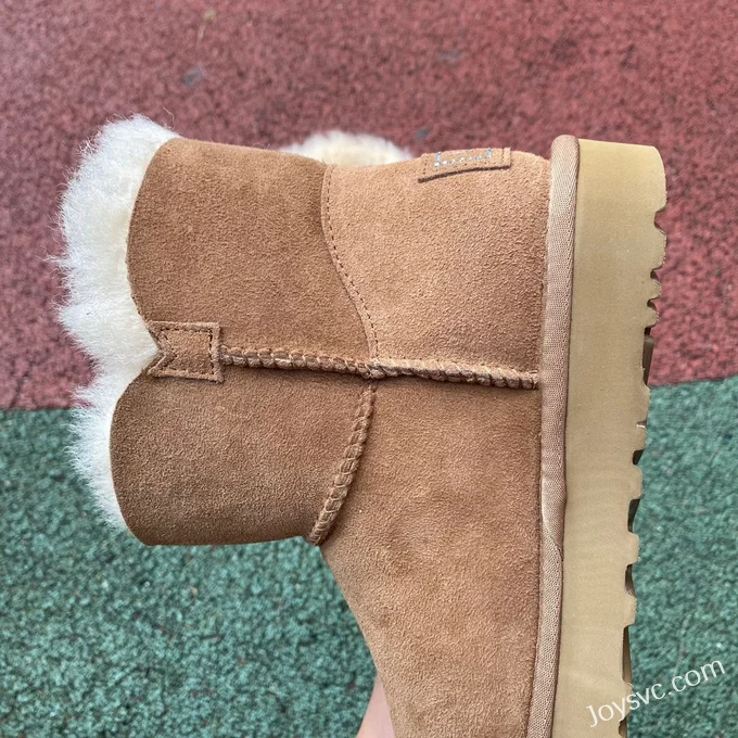 UGG Bailey Mini Bailey Button 11 Brown Diamond Boots