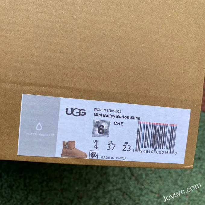 UGG Bailey Mini Bailey Button 11 Brown Diamond Boots