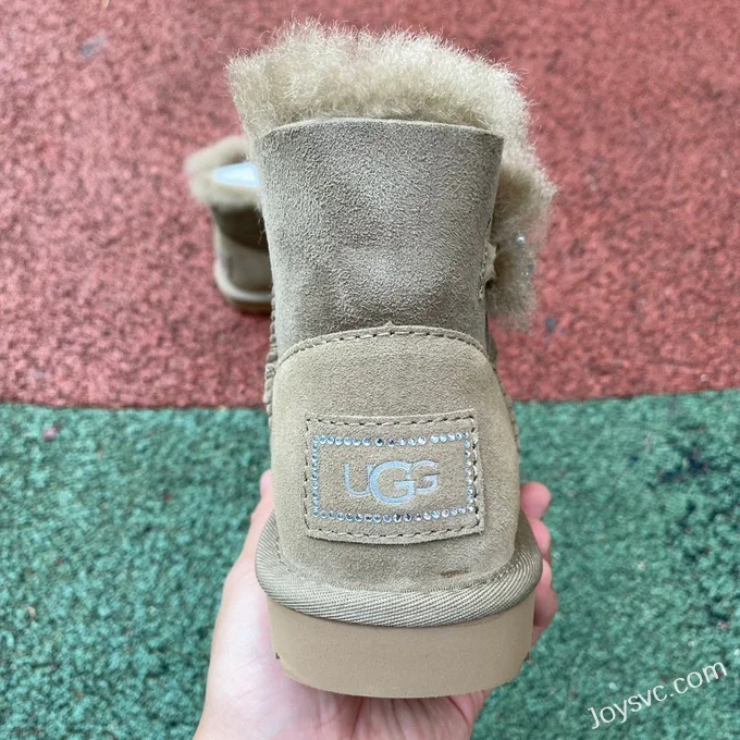 UGG Bailey Mini Bailey Button 11 Light Green Diamond Boots