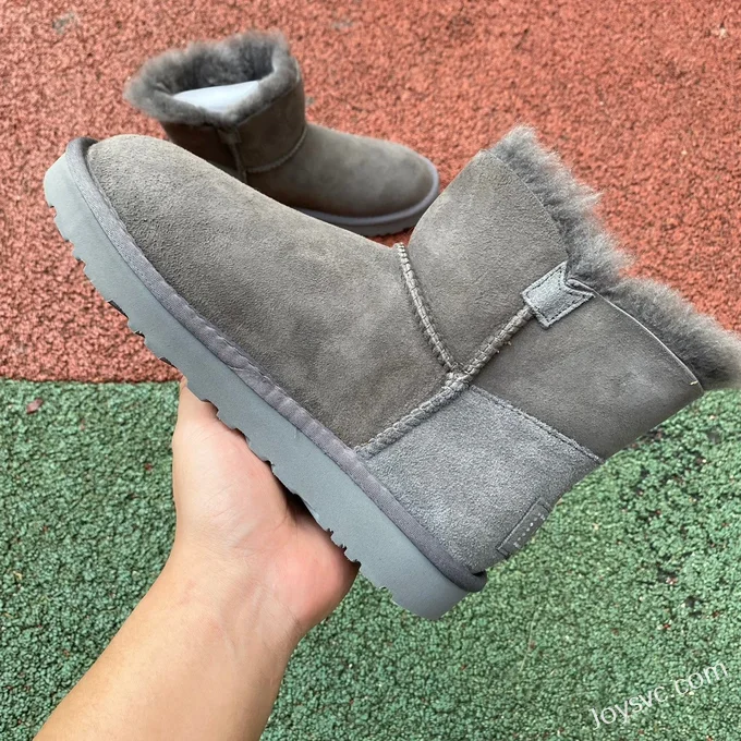 UGG Bailey Mini Bailey Button 11 Grey Diamond Boots