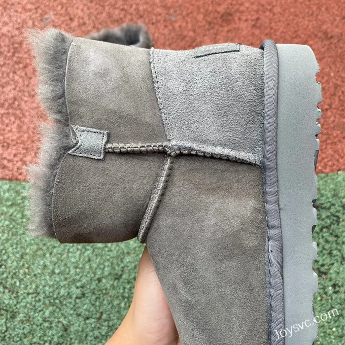 UGG Bailey Mini Bailey Button 11 Grey Diamond Boots