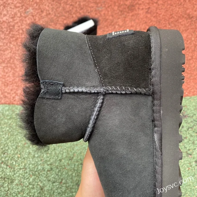 UGG Bailey Mini Bailey Button 11 Black Diamond Boots