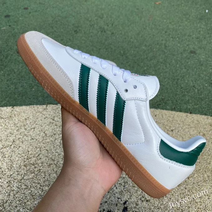 Adidas Samba Team White Green Retro Sneakers HQ7036