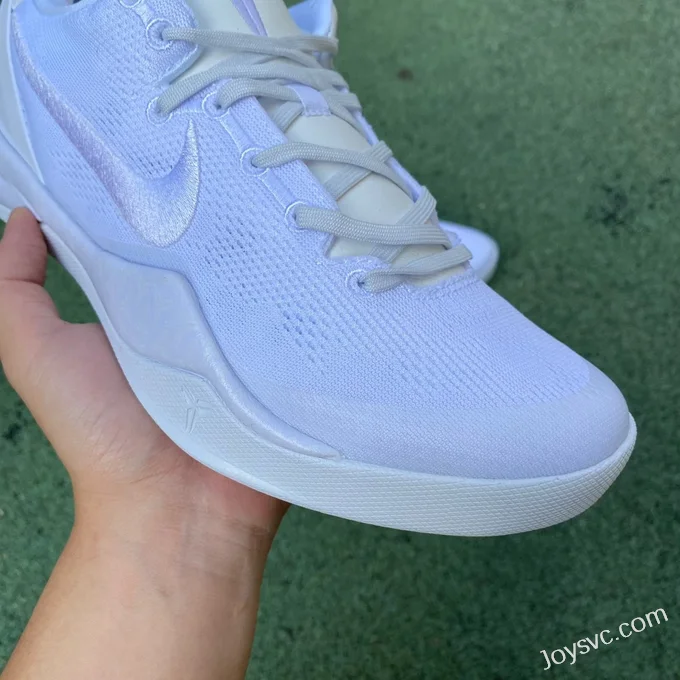 Nike Kobe 8 Protro - White Basketball Shoes