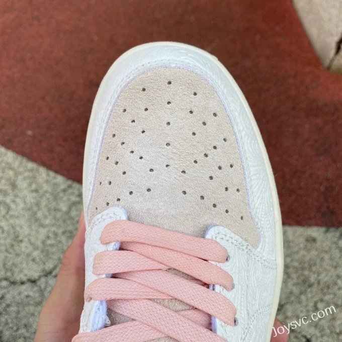 Air Jordan 1 Low FZ0455200 White Pink Low-Top