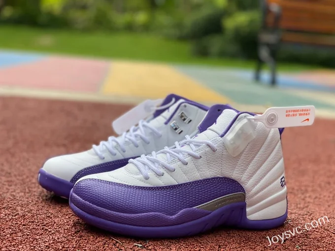 Air Jordan 12 White Purple High Top CT8013-150