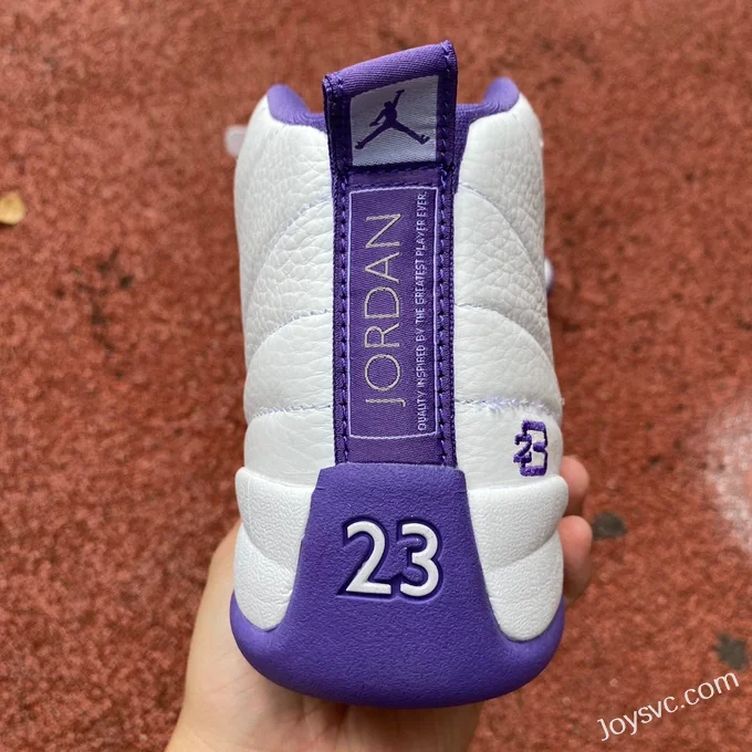 Air Jordan 12 White Purple High Top CT8013-150