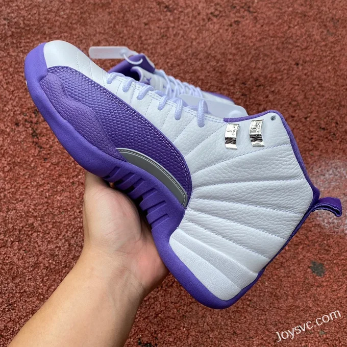 Air Jordan 12 White Purple High Top CT8013-150