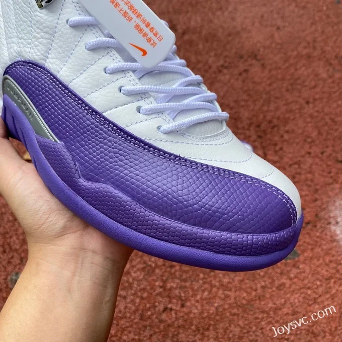 Air Jordan 12 White Purple High Top CT8013-150