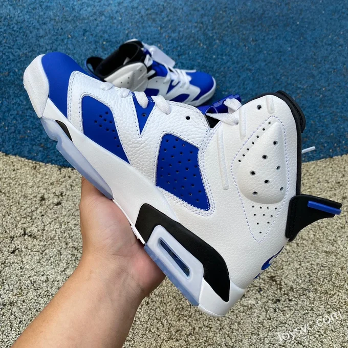 Air Jordan 6 Sport Blue Retro Basketball Shoes 384663-107