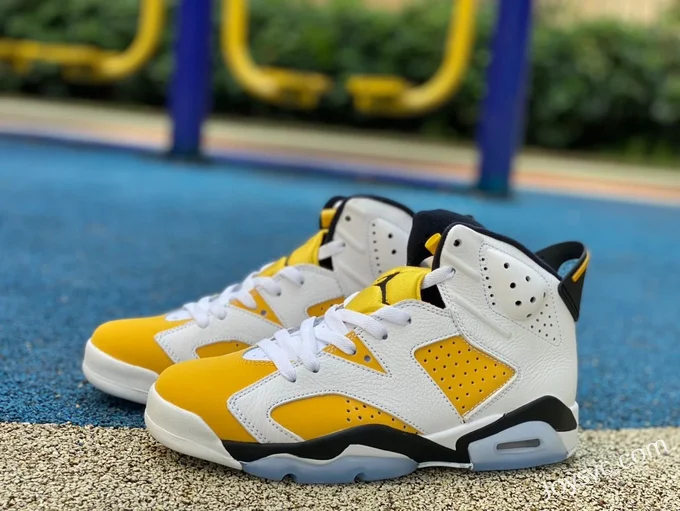 Air Jordan 6 Yellow Ochre Retro Basketball Shoes CT8529-170