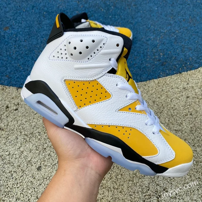 Air Jordan 6 Yellow Ochre Retro Basketball Shoes CT8529-170