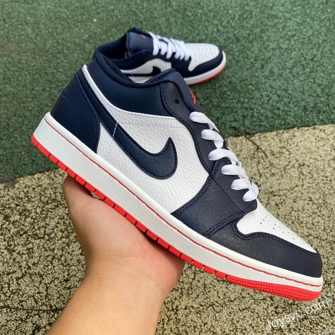 Air Jordan 1 Low 553558-481 Midnight Navy