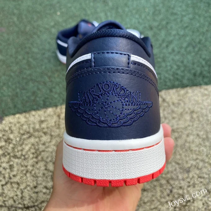 Air Jordan 1 Low 553558-481 Midnight Navy