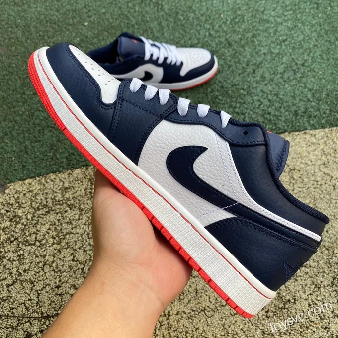 Air Jordan 1 Low 553558-481 Midnight Navy