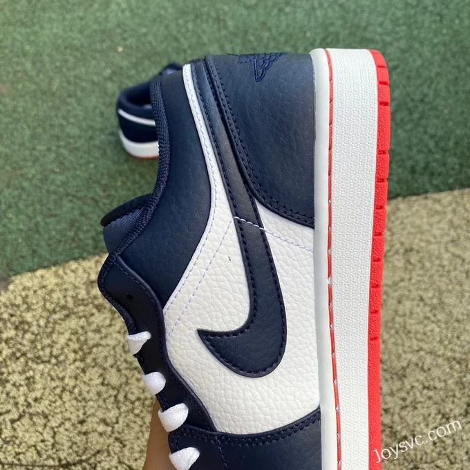 Air Jordan 1 Low 553558-481 Midnight Navy