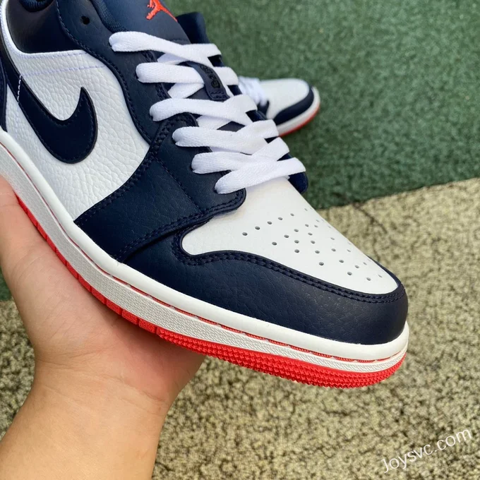 Air Jordan 1 Low 553558-481 Midnight Navy