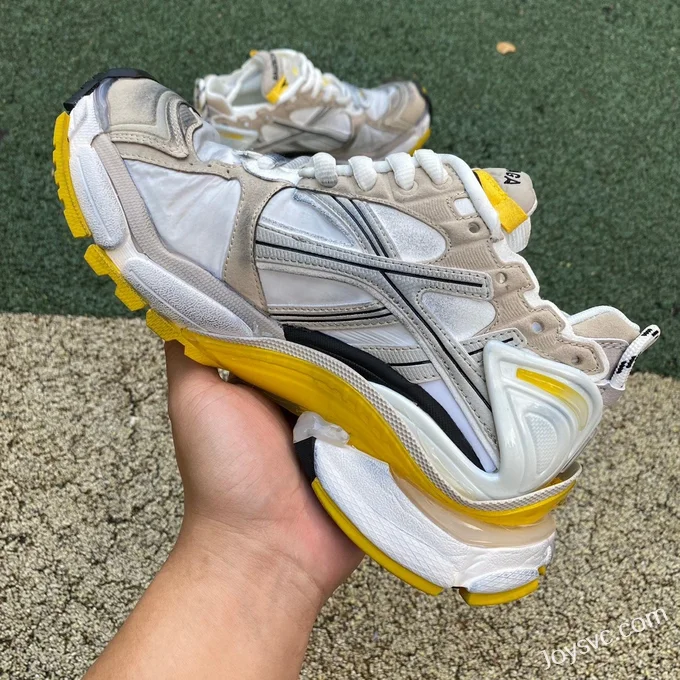 Balenciaga 70 White Brown Yellow Pure Original Vintage Dad Shoes