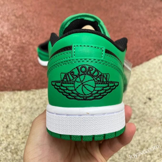 Air Jordan 1 Low 553558-065 Lucky Green Black