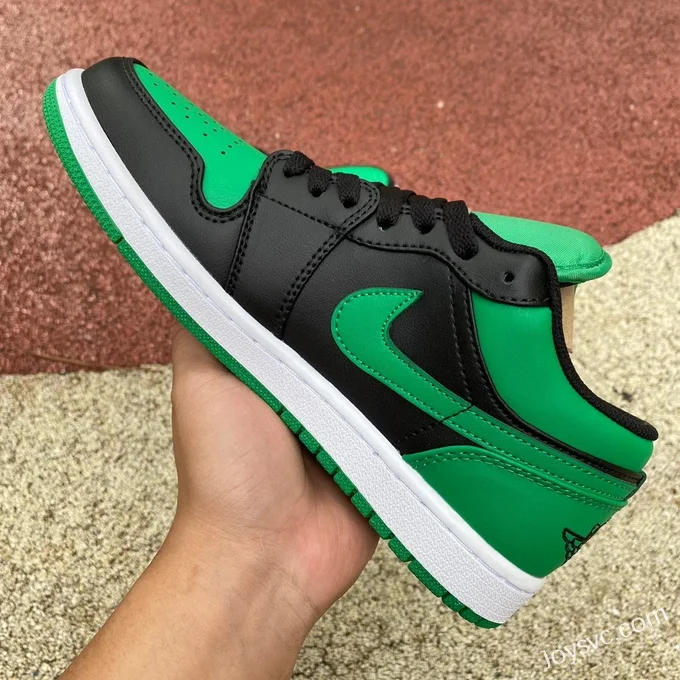 Air Jordan 1 Low 553558-065 Lucky Green Black