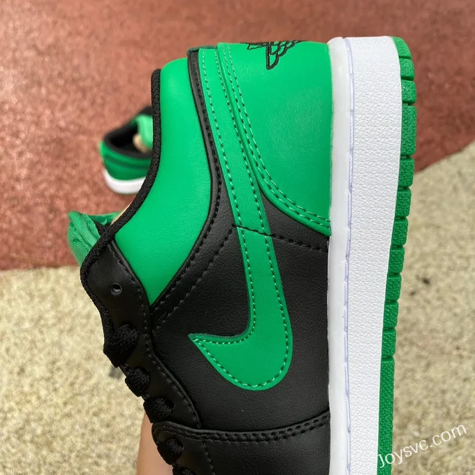 Air Jordan 1 Low 553558-065 Lucky Green Black