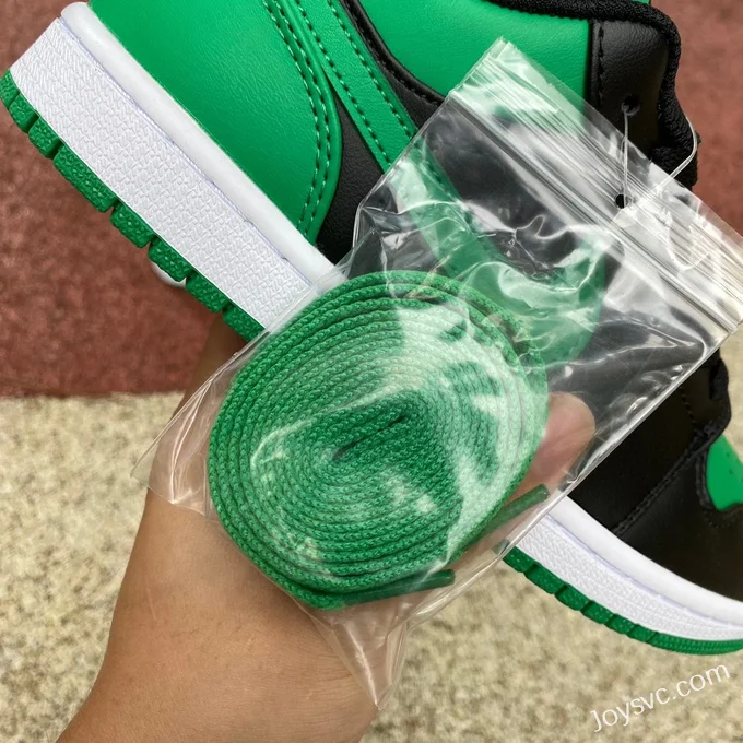 Air Jordan 1 Low 553558-065 Lucky Green Black