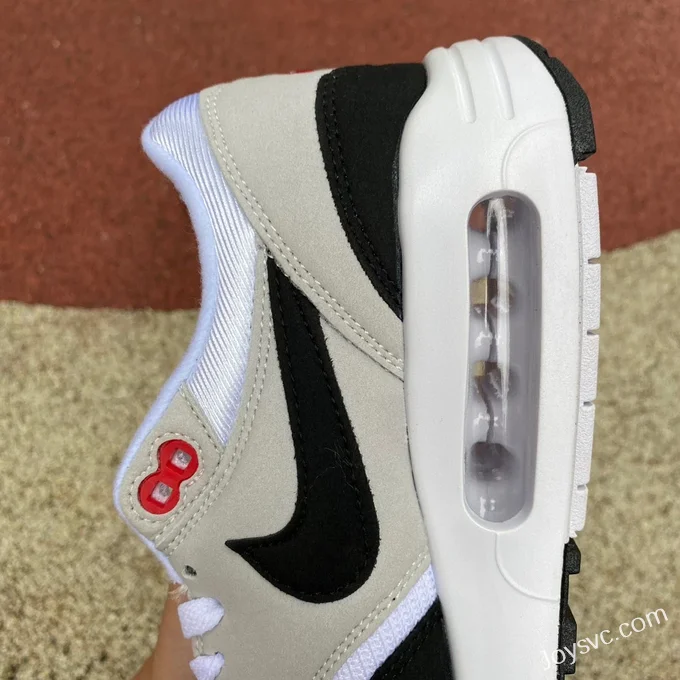 Nike Air Max 1 86 OG White Black Grey Men's Running Shoes DQ3989-101