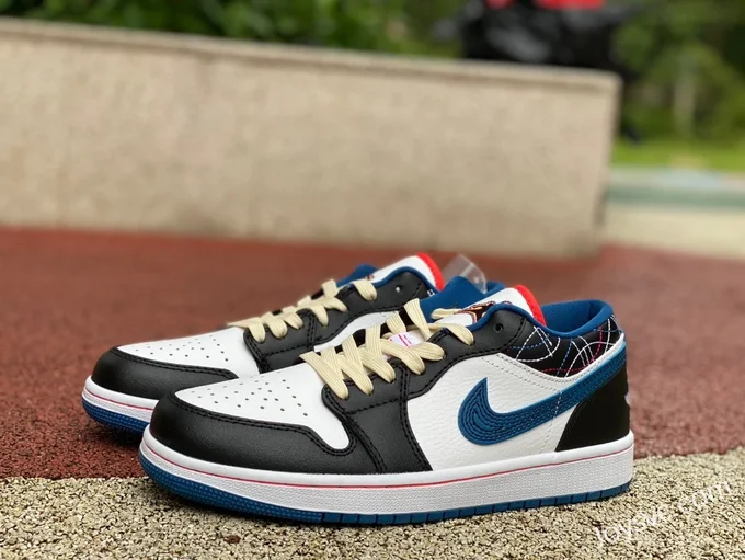 Air Jordan 1 Low FV3622141 Blue White Black Retro