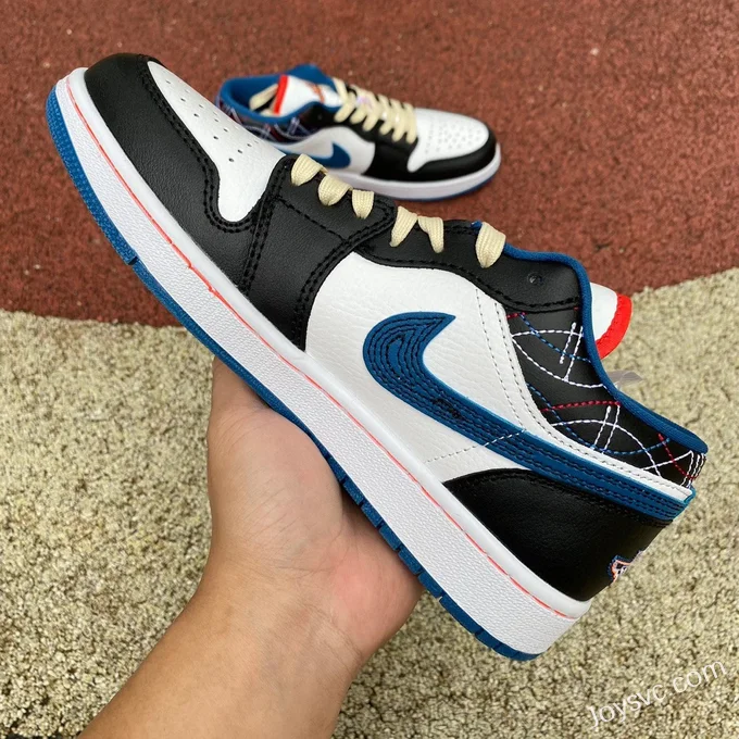 Air Jordan 1 Low FV3622141 Blue White Black Retro