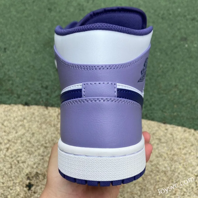 Air Jordan 1 Mid White Purple DQ8426-515