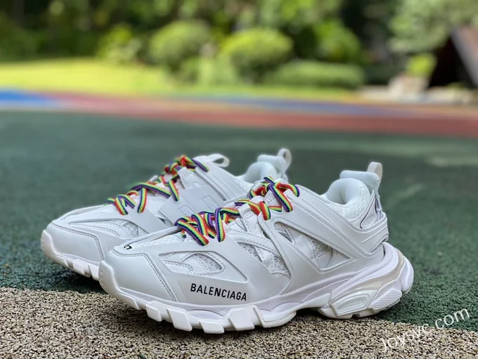 Balenciaga Triple S White Colorful Sneakers