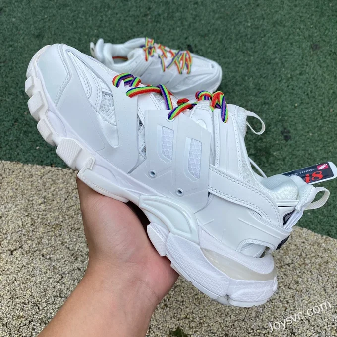 Balenciaga Triple S White Colorful Sneakers