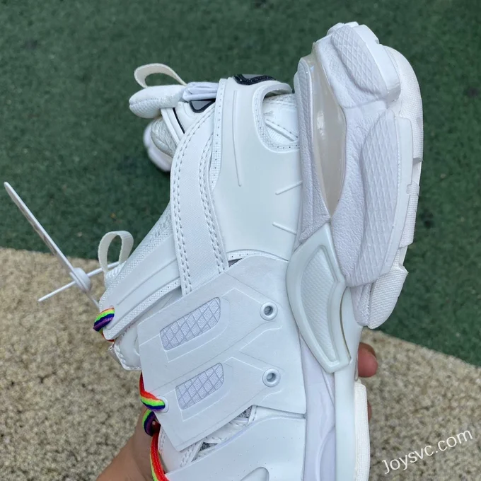 Balenciaga Triple S White Colorful Sneakers