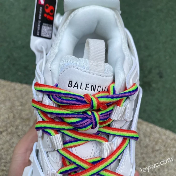 Balenciaga Triple S White Colorful Sneakers