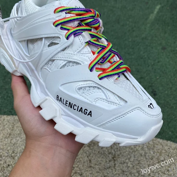 Balenciaga Triple S White Colorful Sneakers