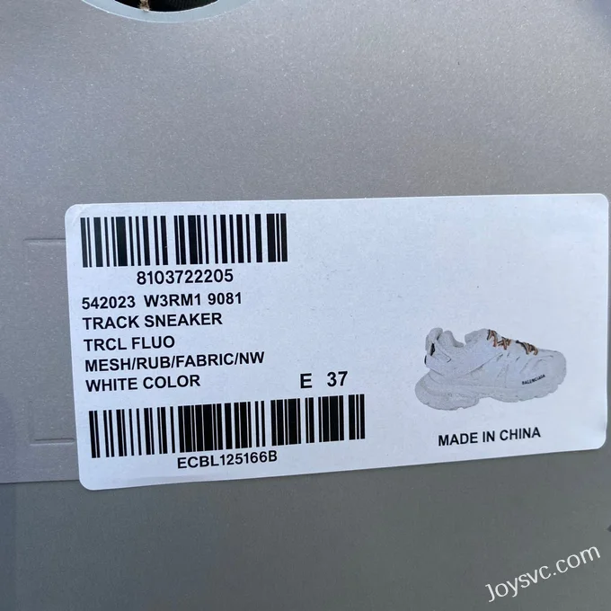 Balenciaga Triple S White Colorful Sneakers