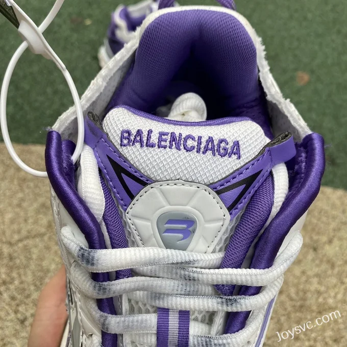 Balenciaga 7.0 White Purple Pure Original Vintage Dad Shoes