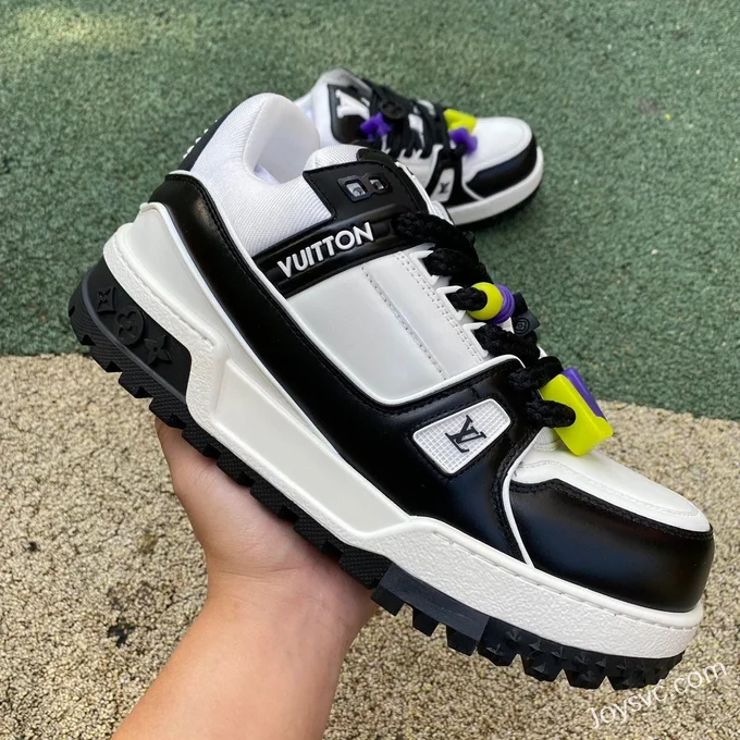 Louis Vuitton Trainer Maxi Black White Pure Version