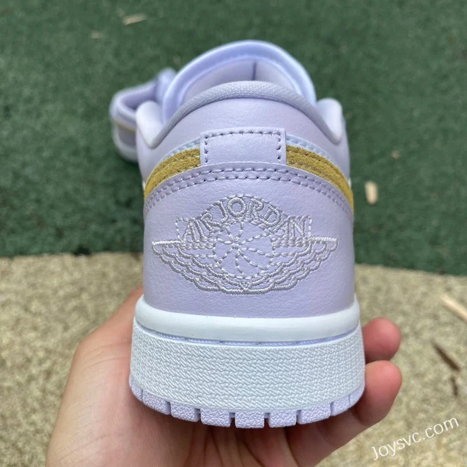 Air Jordan 1 Low DC0774-501 White Purple Retro