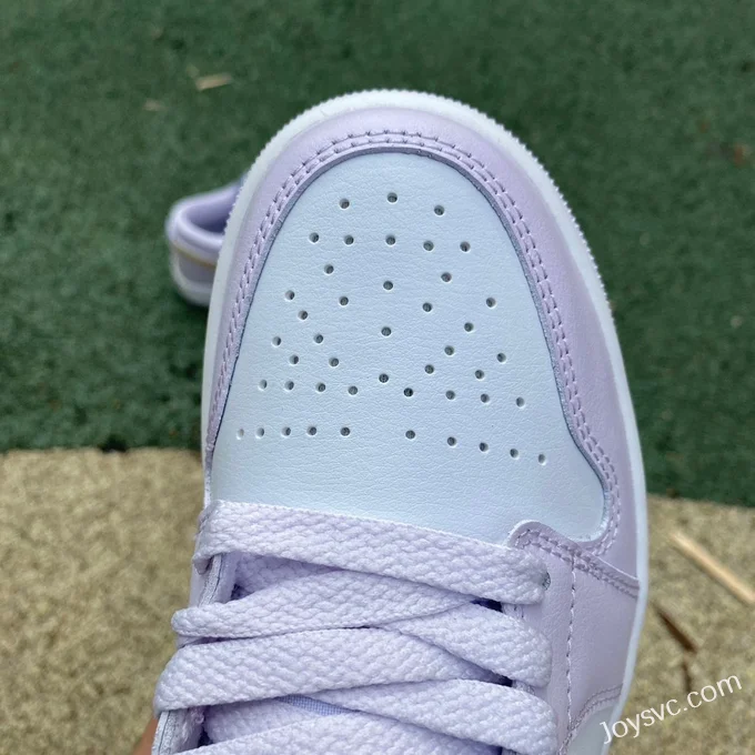 Air Jordan 1 Low DC0774-501 White Purple Retro