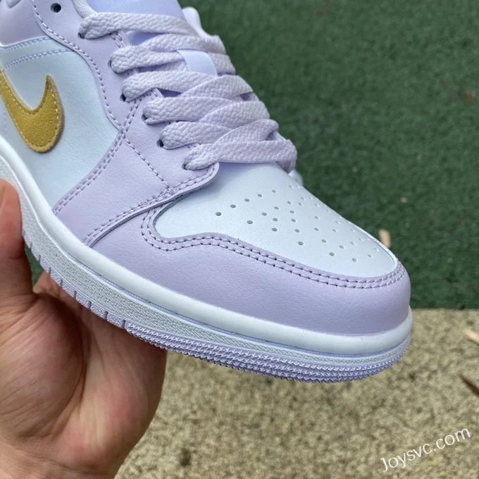 Air Jordan 1 Low DC0774-501 White Purple Retro