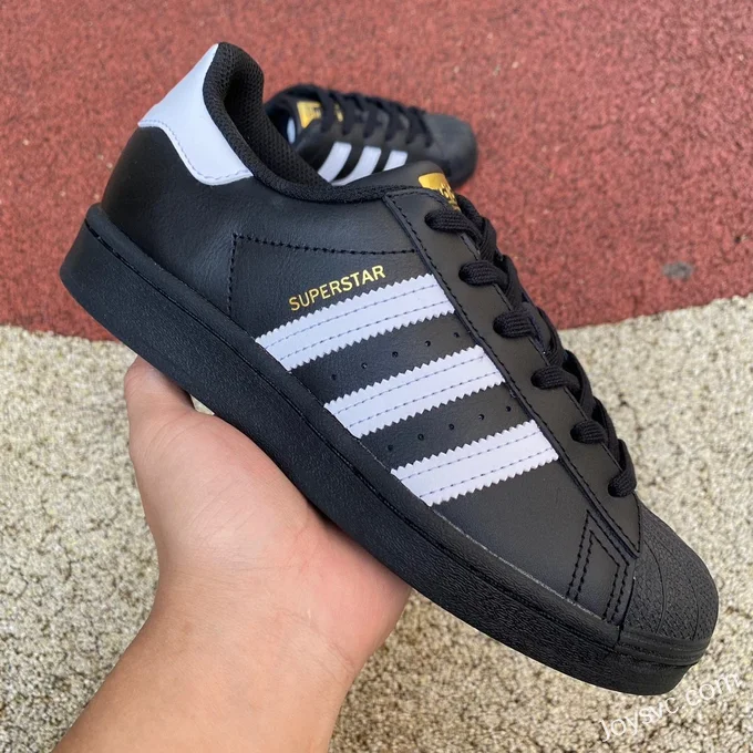 Adidas Superstar Gold Label Black Retro Sneakers EG4959