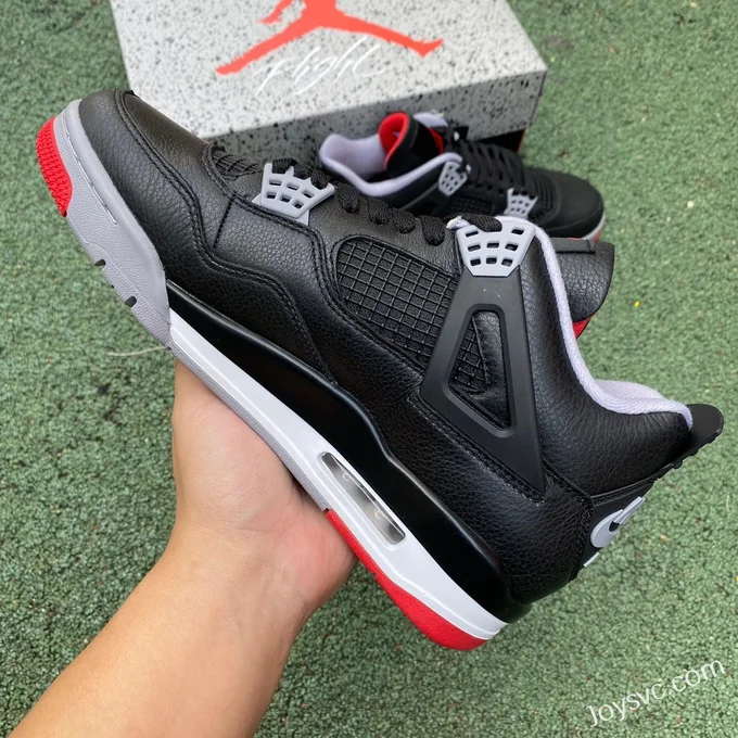 Air Jordan 4 Bred Reimagined FV5029-006 Black Red